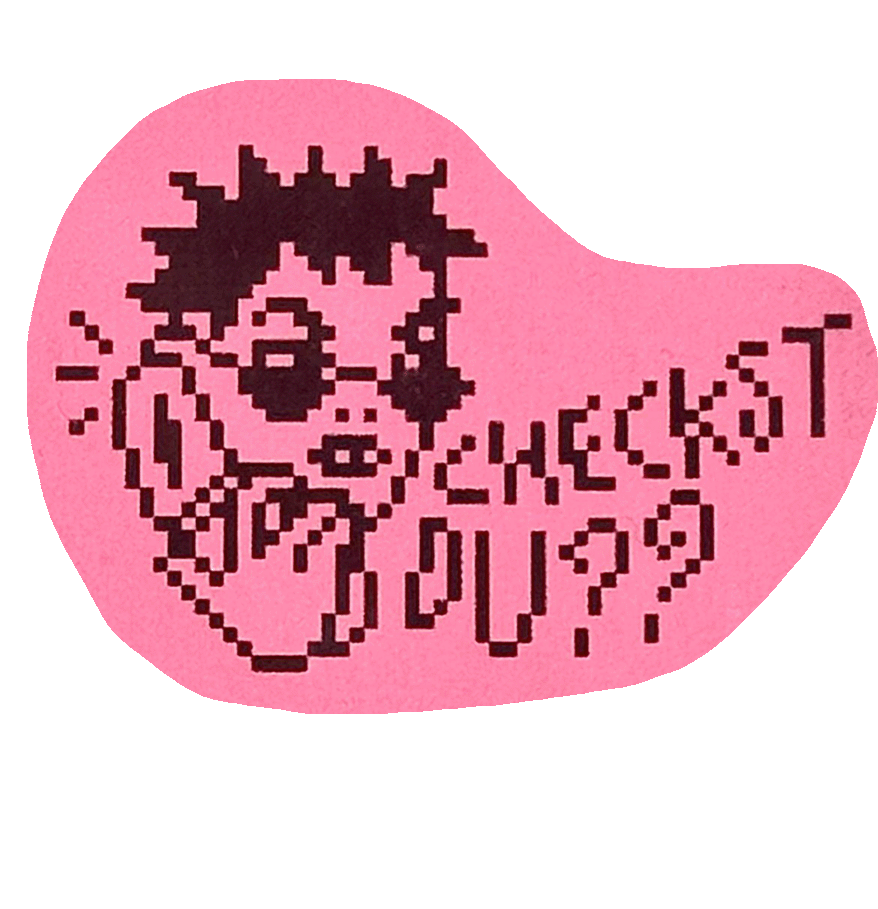 Checke Sticker